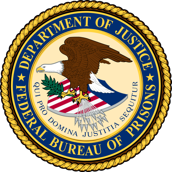 Description Federal Bureau Of Prisons Sealsvg - Department Of Justice Programs (600x600)