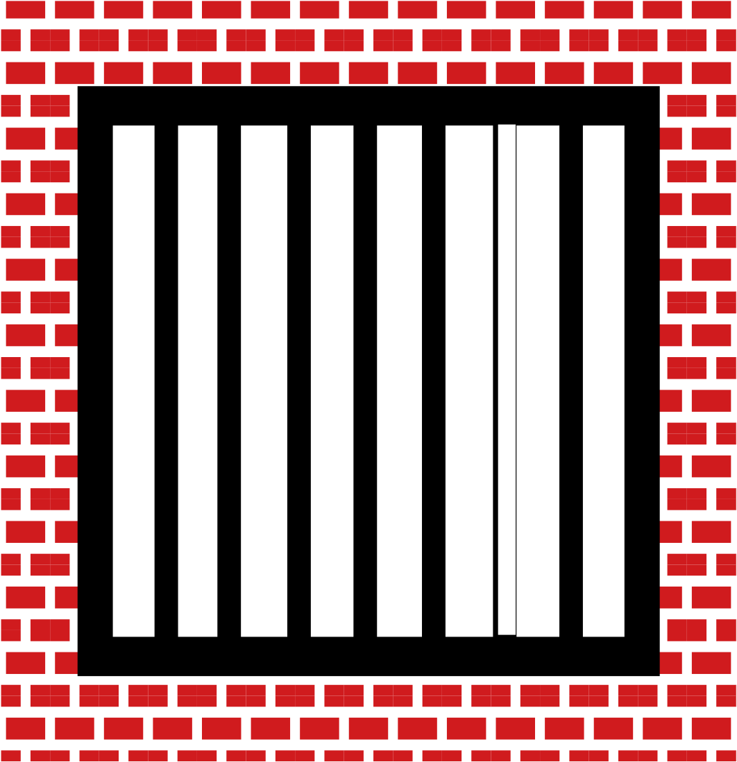 Prison Cliparts - Rejas De Carcel Png (1200x1136)