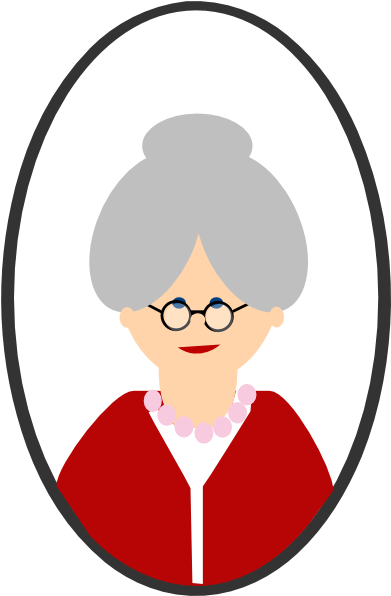 Granny Clip Art - Granny Png (492x595)