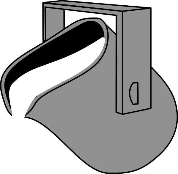 Paint White Bucket Clip Art At Clker - Knights Of Columbus Emblem (600x586)