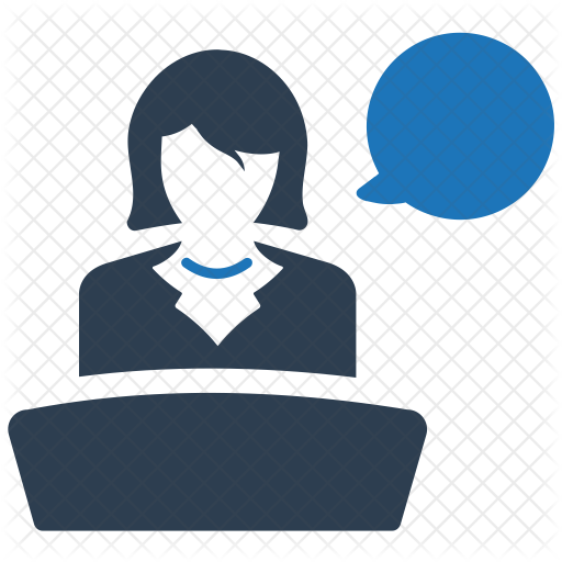 Lecture Icon - Business Woman Icon Png (512x512)