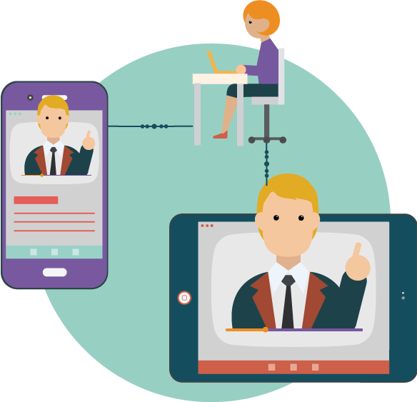 Delivering Lectures Online Using Video Chat - Delivering Lectures Online Using Video Chat (584x563)