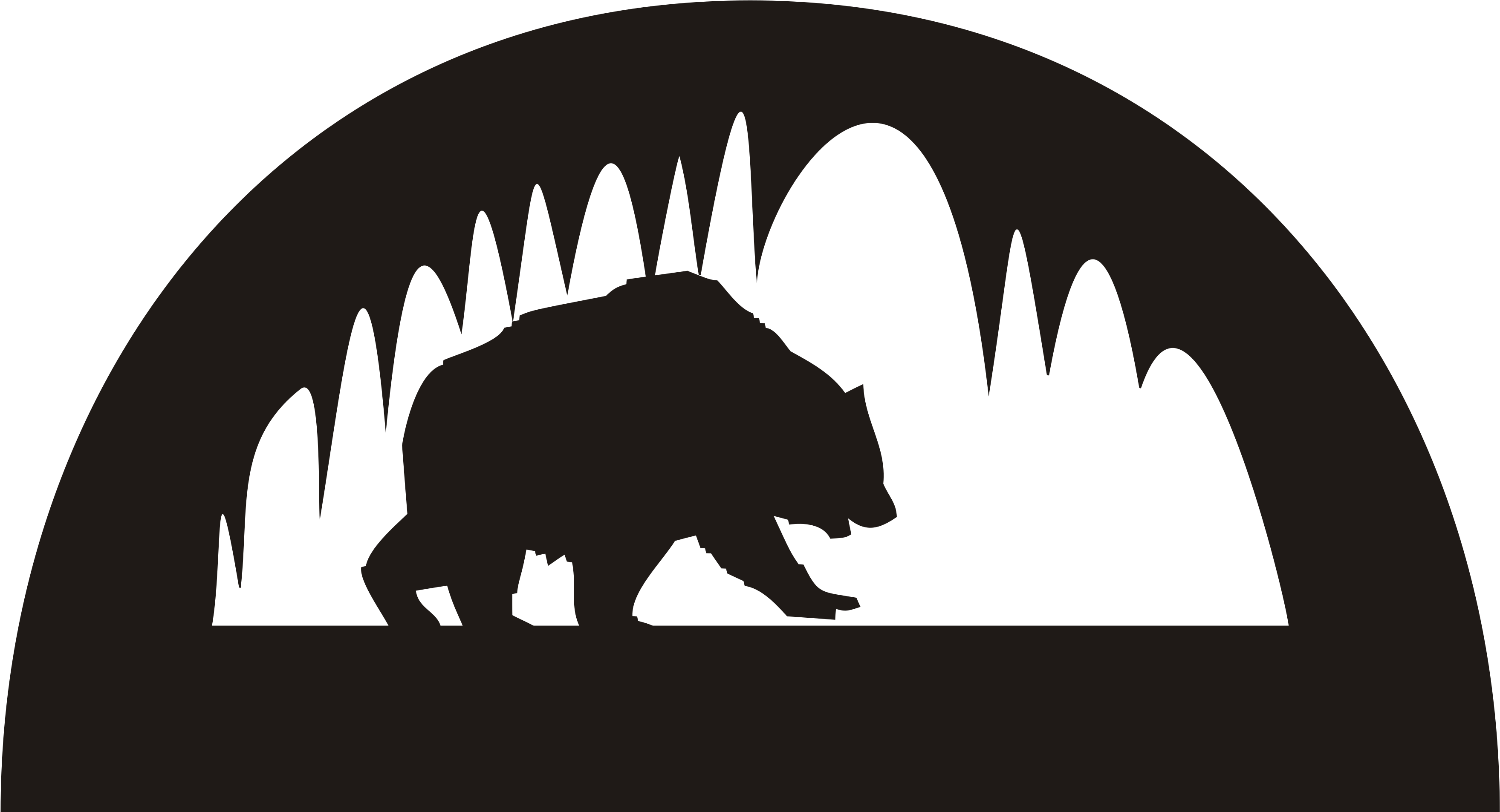 File - Bear Cave - Svg - Bear Cave Silhouette (3528x1905)