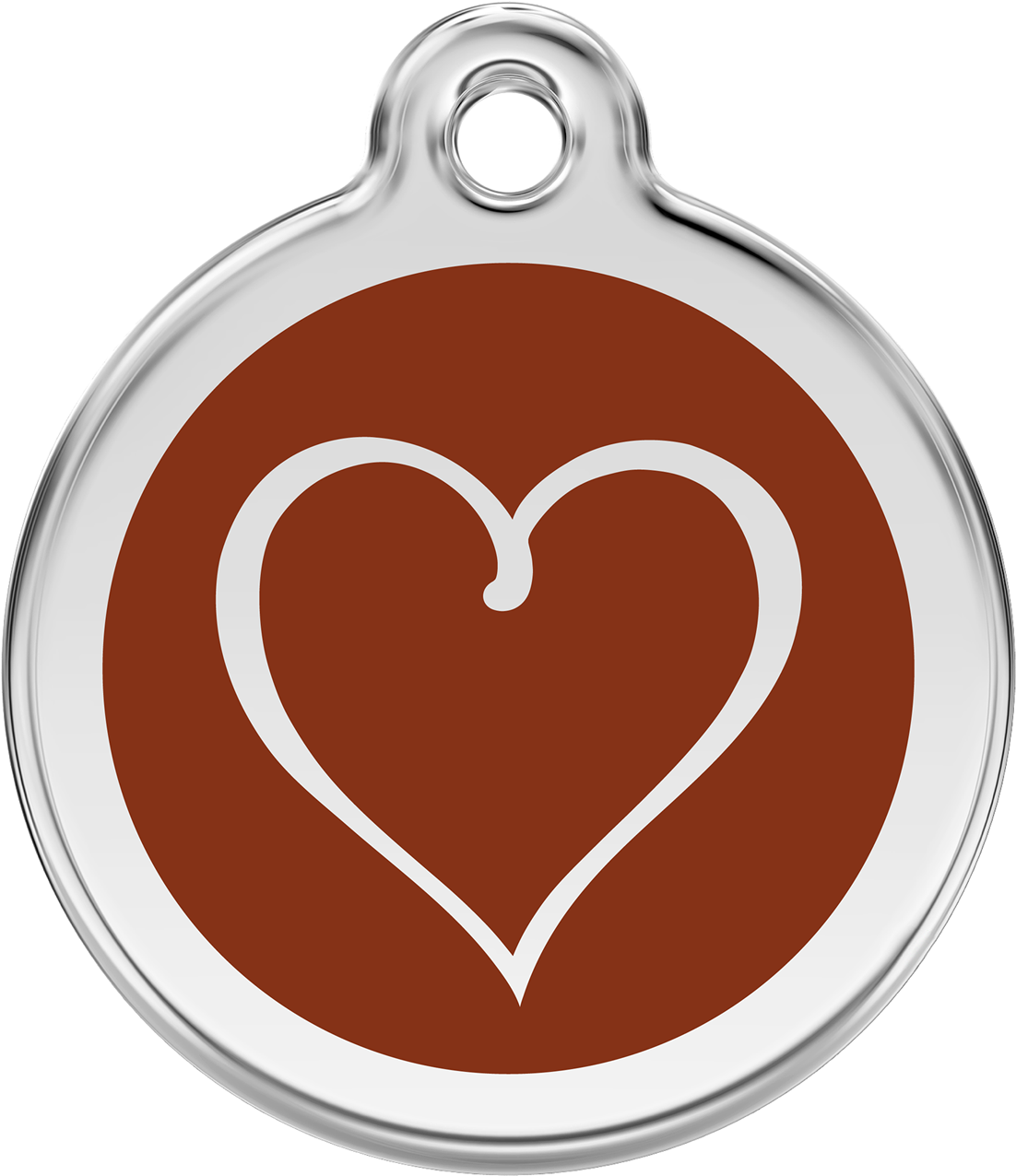 Product Codes - Red Dingo Tribal Heart Cat Id Tag - Hot Pink (1500x1500)