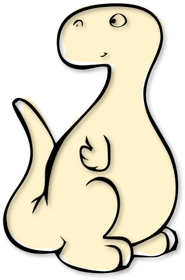 Dinosaur Clipart - Cute Dinosaur Coloring Pages (427x600)