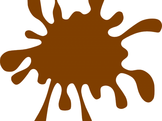 Dirt Clipart Brown Paint - Red Paint Splatter Clipart (640x480)