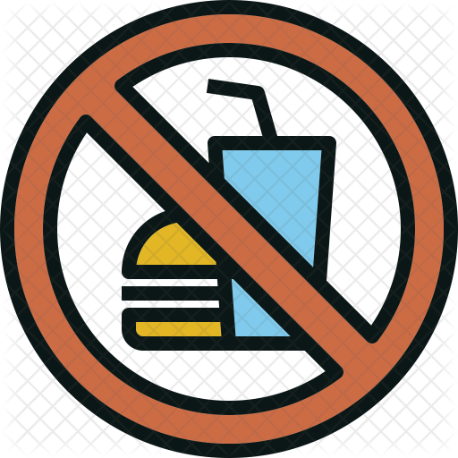 No Food Allowed - No Food Icon Png (512x512)