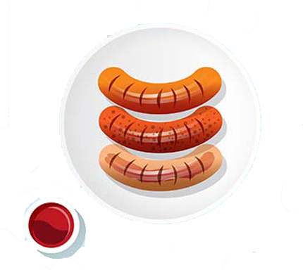 Hot Dog Fast Food Knackwurst Breakfast Sausage - Hot Dog Fast Food Knackwurst Breakfast Sausage (500x500)