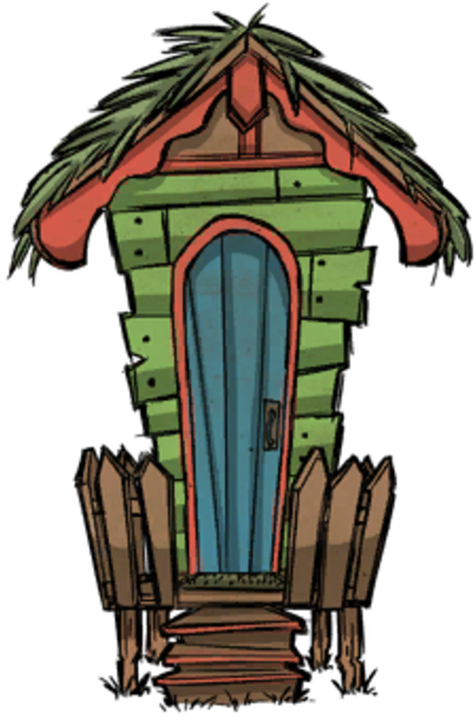Rundown House - Don T Starve Pig House (681x1029)