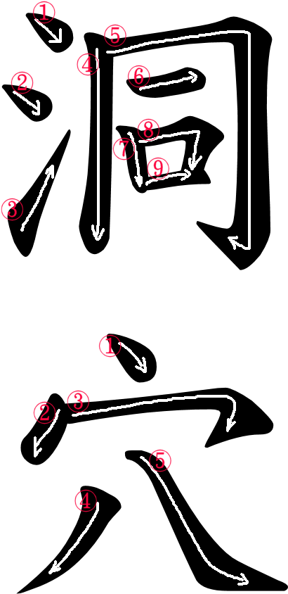 Japanese Word For Cave - Cave (500x966)