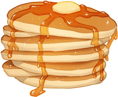 Pancake Icon By Onisuu - Pancakes Transparent (403x352)