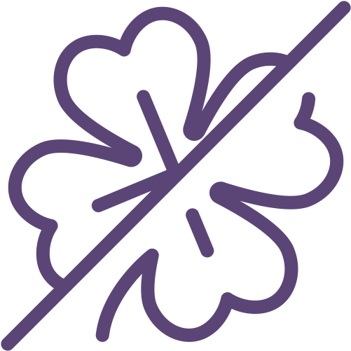 Clover, Luck, Accident, No, Not Allowed, Not Authorized - Icon (512x512)