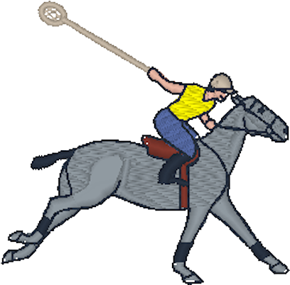 Click Here To View Saddle Pad Designs - Polocrosse Clip Art (463x450)