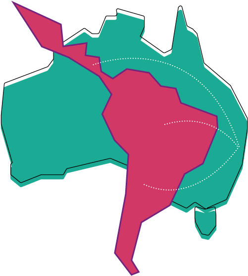 Real Cultural Exchange With Latin America - Illustration (611x611)