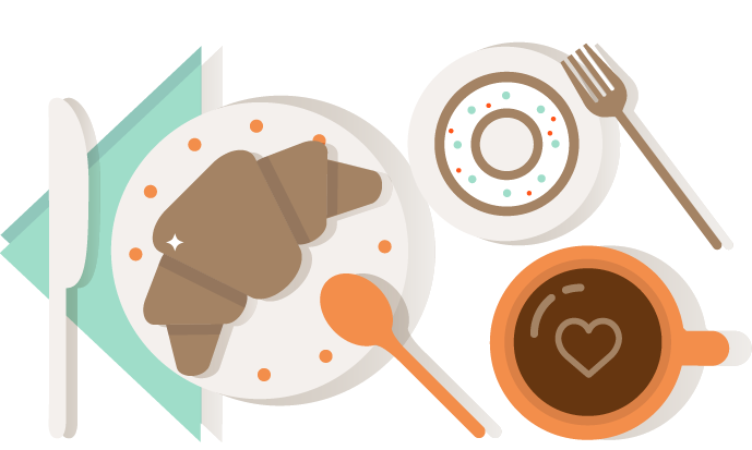 Coffee Breakfast Food Bread - Coffee Breakfast Food Bread (689x413)