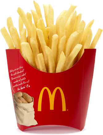 Food & Cooking - Mac D French Fries (443x506)
