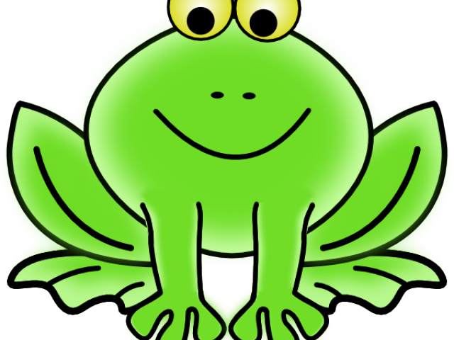 Animated Frog Clipart - Green Frog Clipart (640x480)