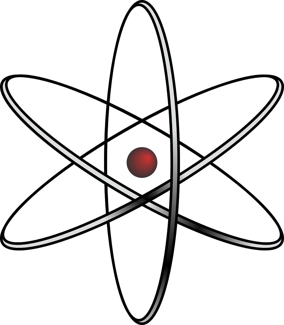 Atomic Nucleus, Atom, Science, Symbol, Radioactive - Atom Clipart (1119x1280)