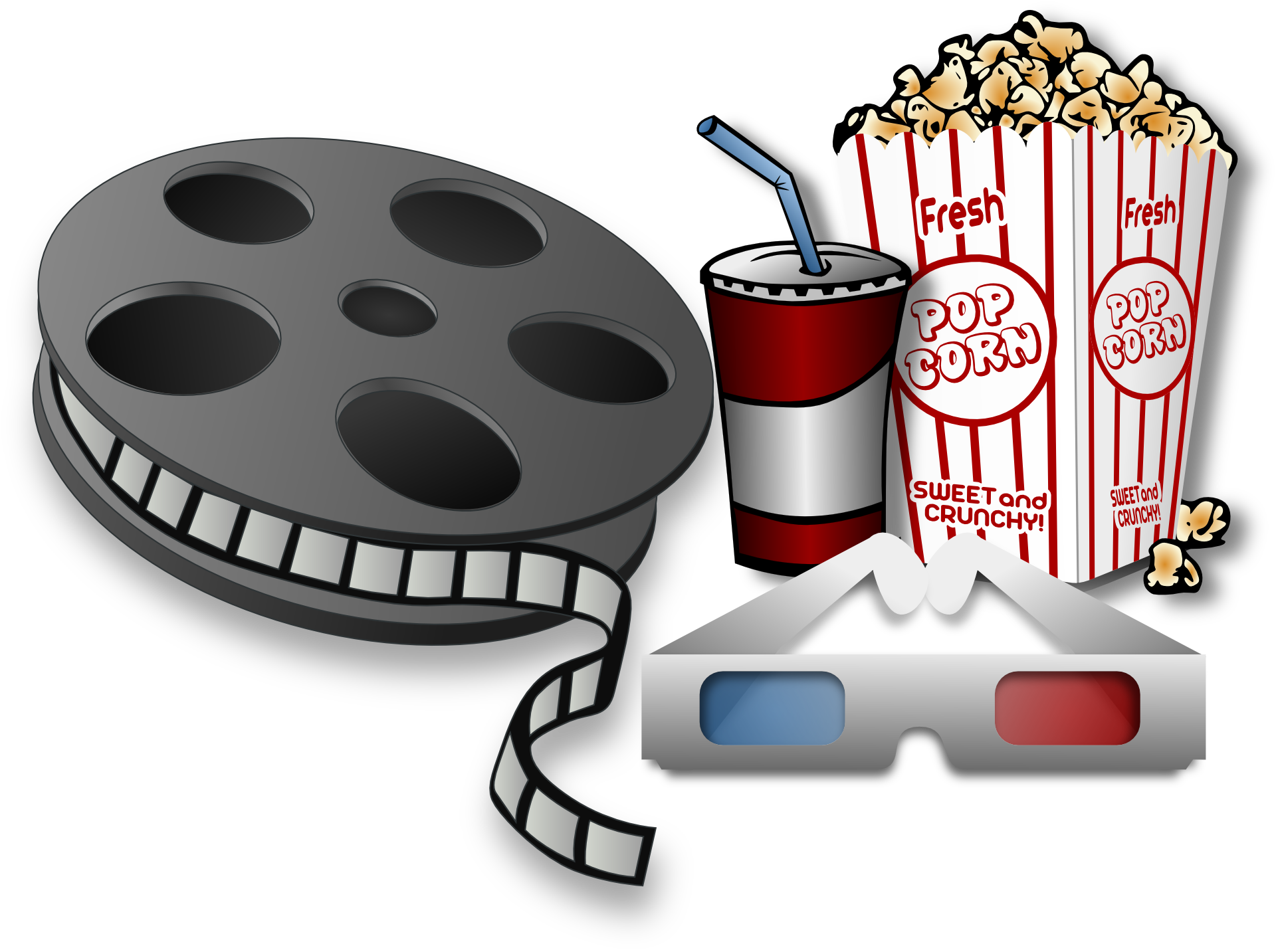 Cine - Movie Reel Clipart (1920x1433)
