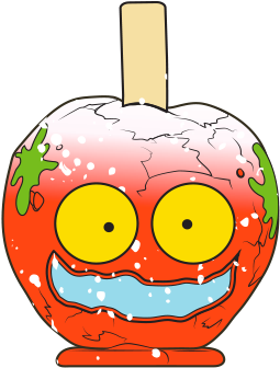 Sloppy Toffee Apple Light Red - Grossery Gang Frozen Stiff (400x400)