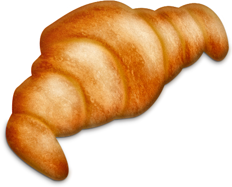 Bakery, Breakfast, Croissant, French, Morning, Sweets - Croissants Emoji (512x512)