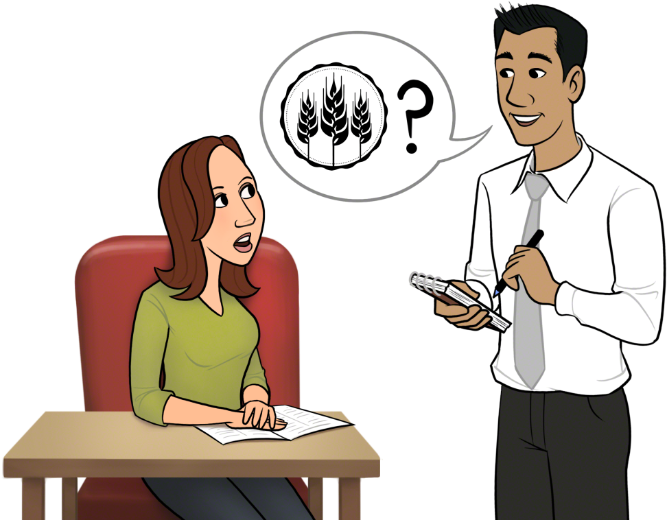 Waiter And Customer Cartoon (1024x795)