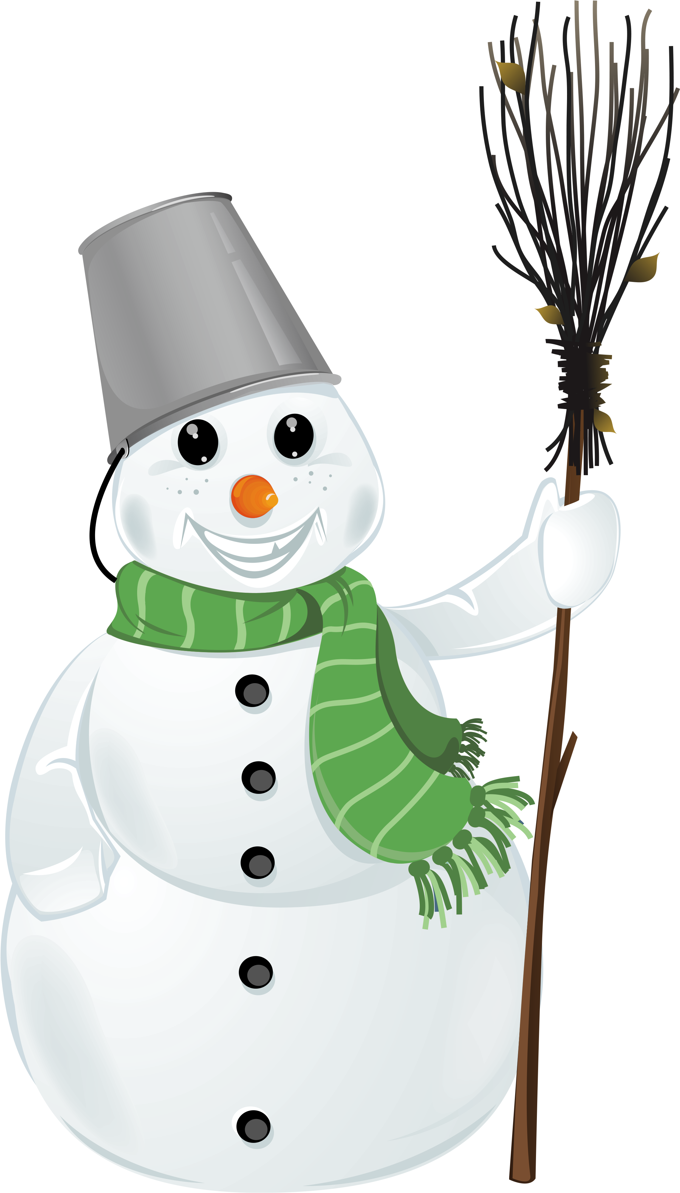 Snowman Clipart Transparent - Transparent Snowman Clipart (2495x4132)