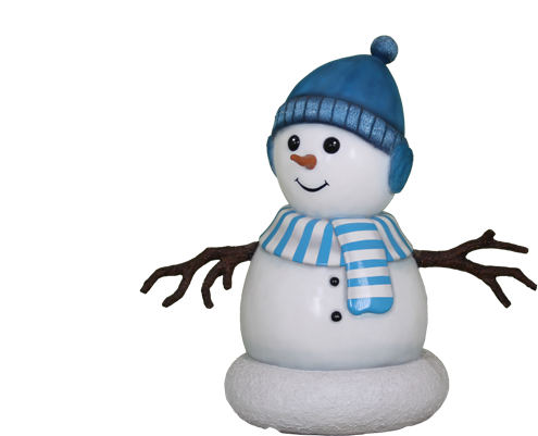 Jpg Wl Snmn Boy - Winterland Wl-snmn-boy-3.5 3.5 Ft. Polyresin Snowman (640x427)