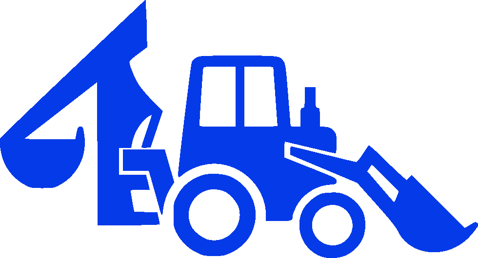 Equipment Rental - Backhoe Loader Icon (980x530)