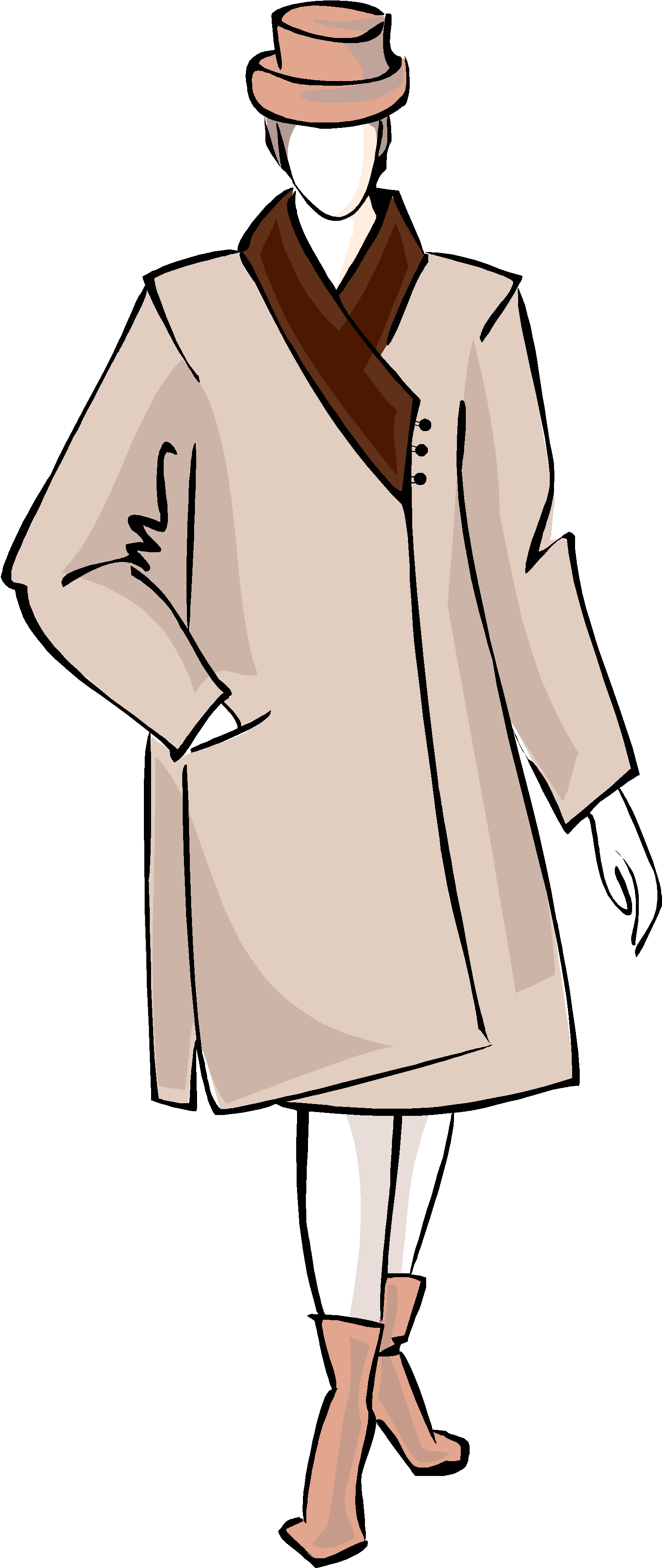 Tailored Shirt With Added Length And Often Belted - Tailored Shirt With Added Length And Often Belted (1634x3869)