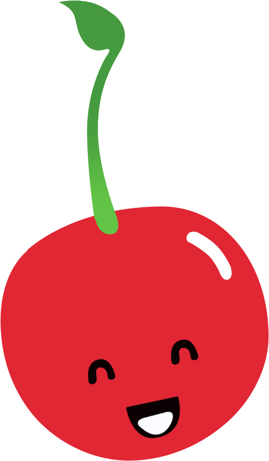 Cherry Cartoon Peach Strawberry - Cherry Cartoon Peach Strawberry (842x1216)