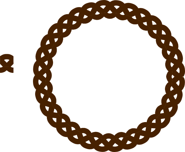 Golden Circle Border Transparent Png (600x493)