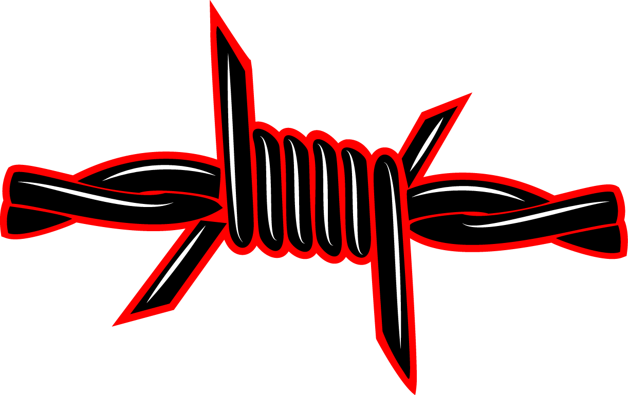 Barbed Wire Logo Clip Art - Barbed Wire Logo Clip Art (1222x769)