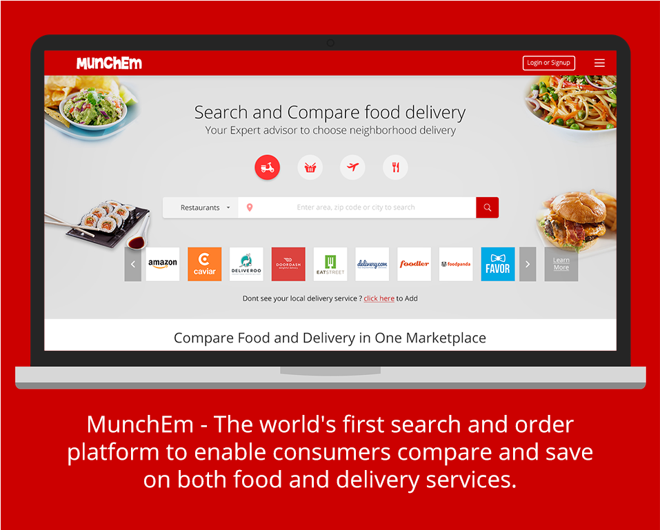 How Munchem Is Disrupting The On-demand Food And Delivery - Web Page (1366x768)