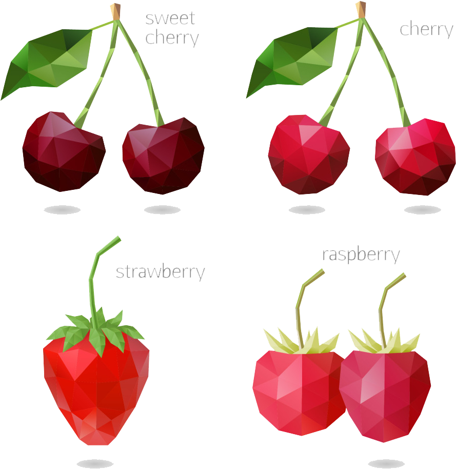 Cherry Auglis Aedmaasikas Illustration - Cherry Auglis Aedmaasikas Illustration (1024x1024)