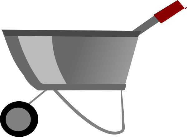 Cartoon Wheel Barrow No Background (600x441)