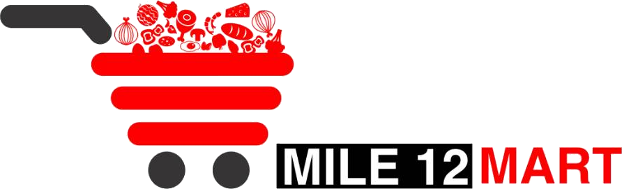 Mile12mart - Logo Online Food Diliver (892x271)