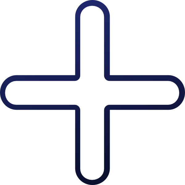 Plus Clipart Black And White (600x600)