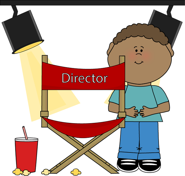 Kid On Movie Set - Set Images Clip Art (600x570)