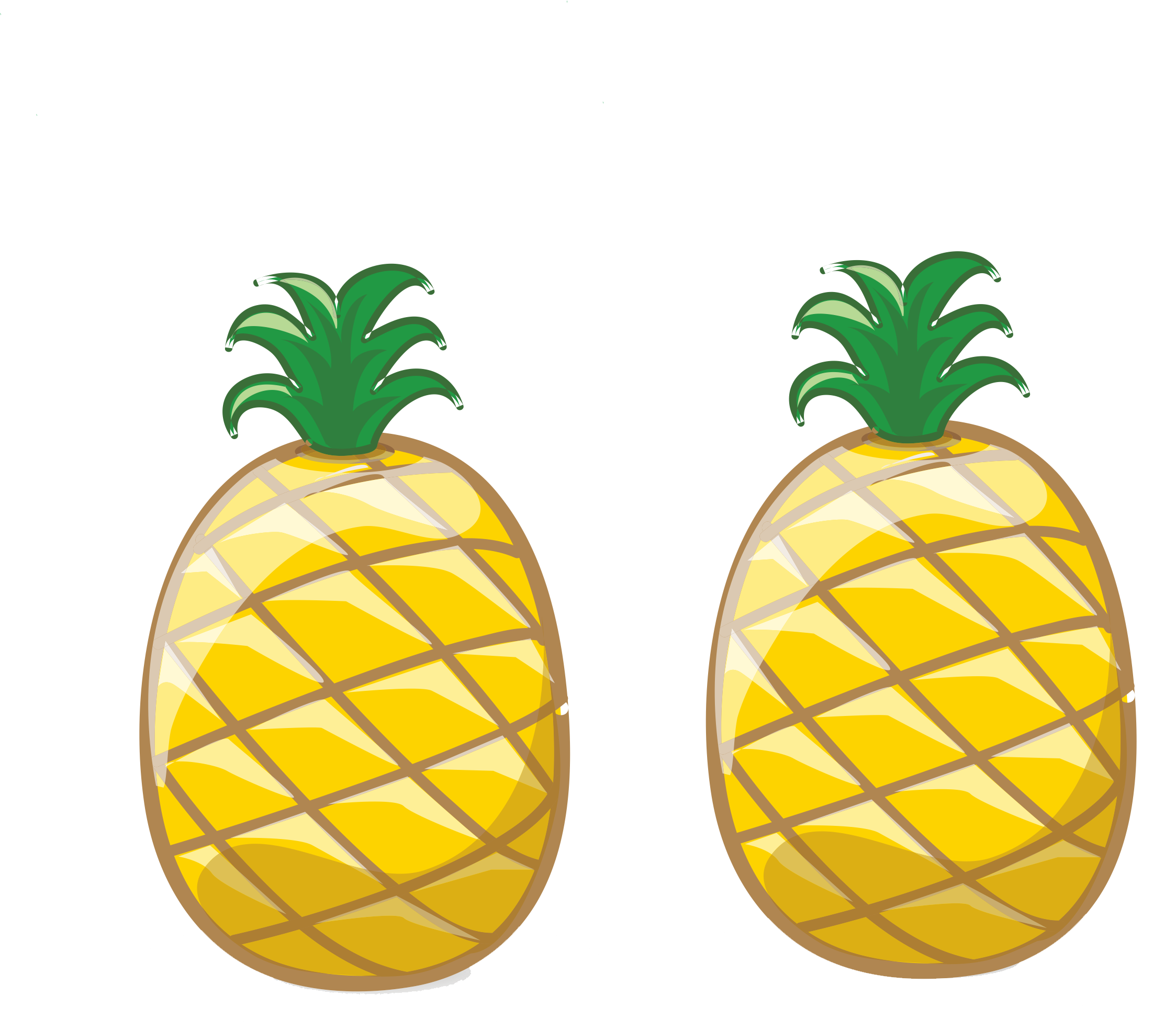 Cartoon Pineapple Drawing - Cartoon Pineapple.
