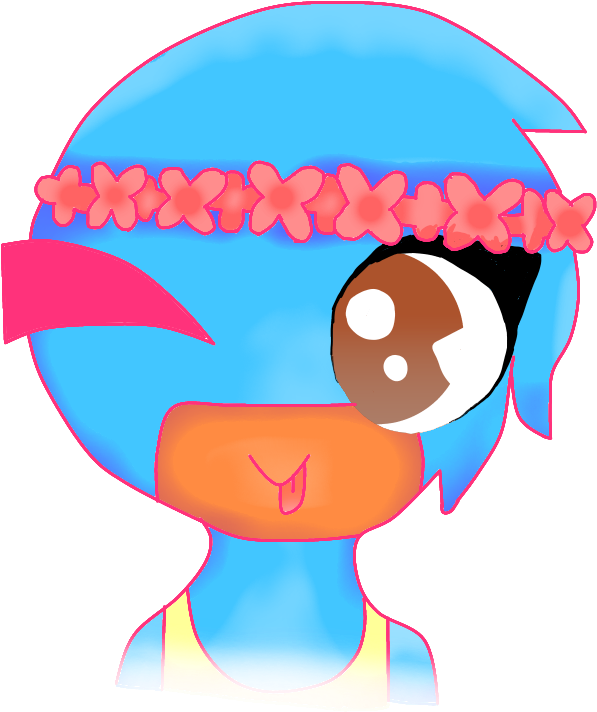 Happy Bird-thday By Catsmaid - Cartoon (1000x1414)