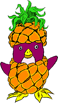 Pineapple Penguin By Cyclone642 - Cartoon (273x454)