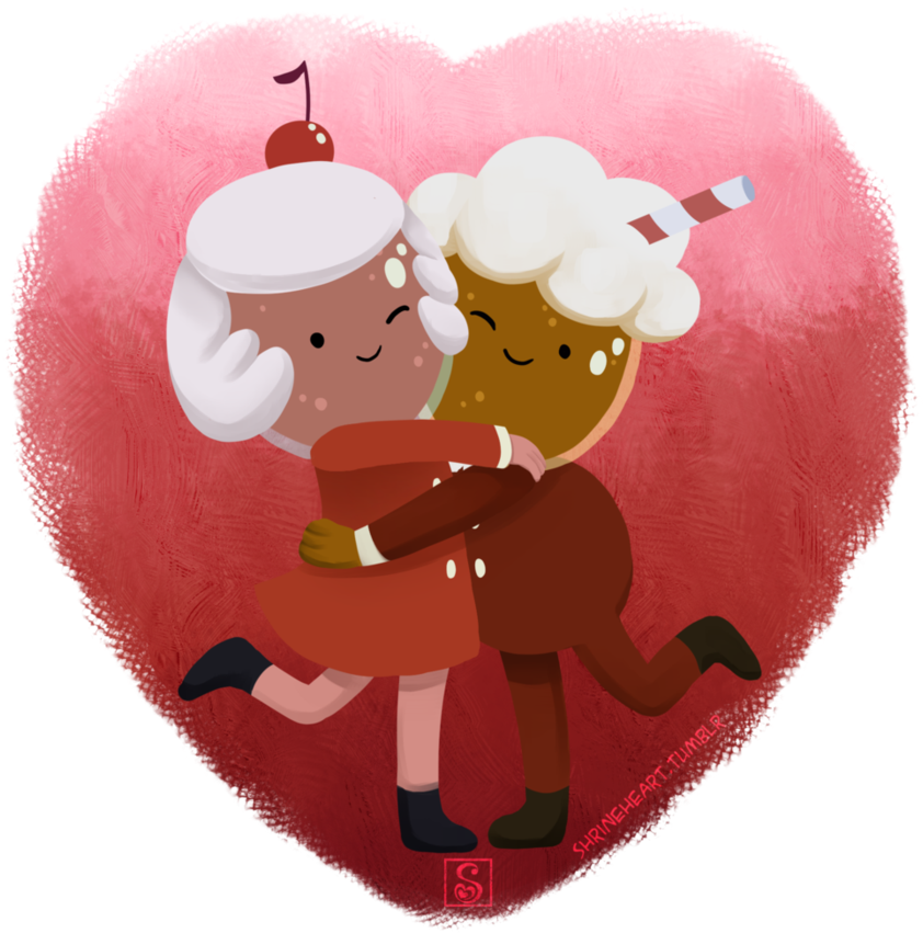 Soda Couple By Shrineheart - Cherry Cream Soda Adventure Time (894x894)