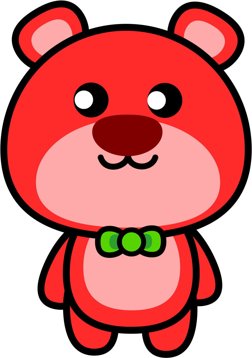 Cherry Bear - Portable Network Graphics (3394x2400)