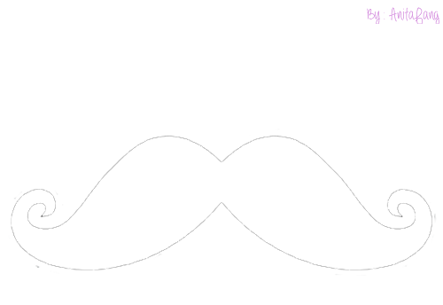 Moustache Base Png Anitafang By Anitafang On Clipart - Mustache Base (500x344)