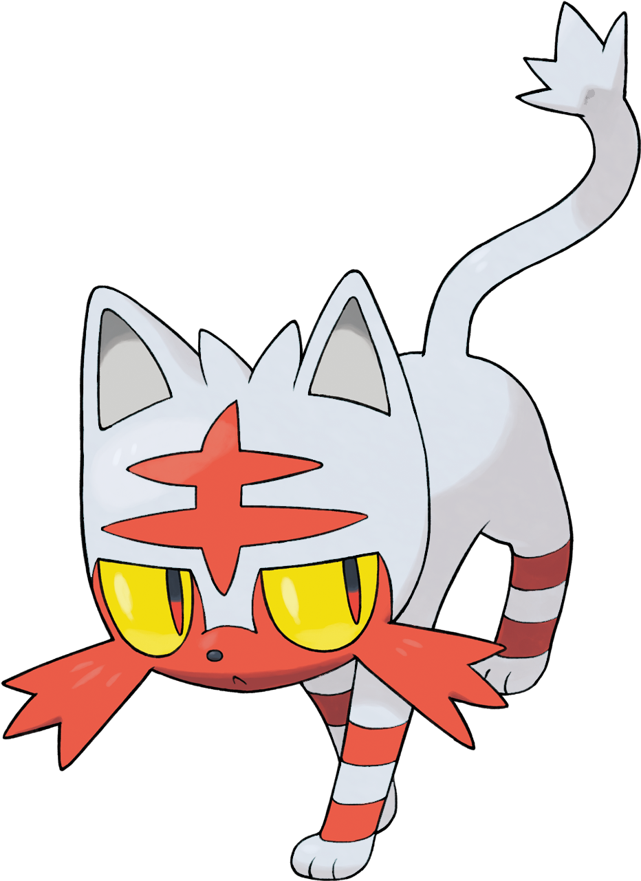 Shiny Litten Pokemon (1280x1280)