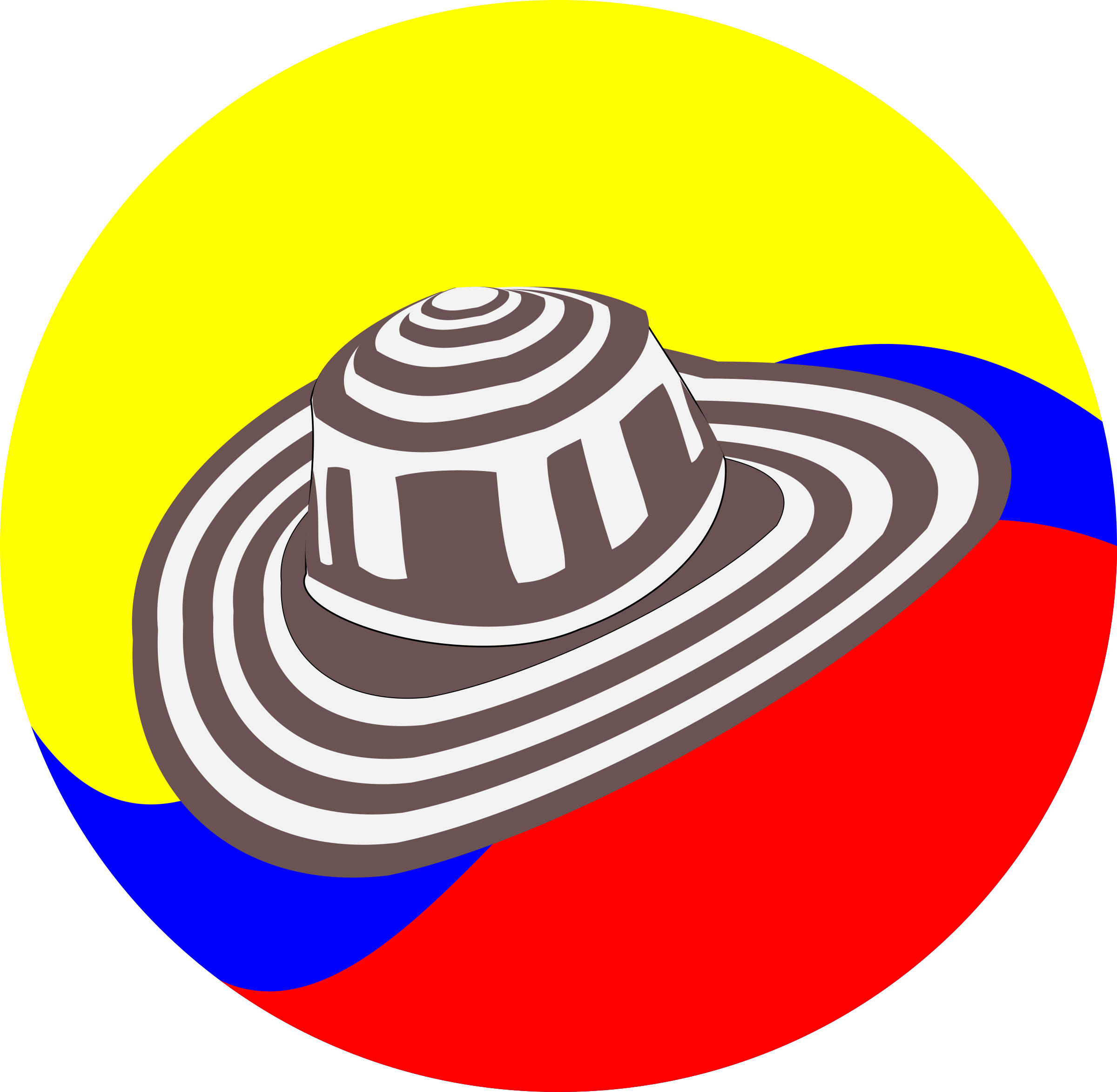 Big Image - Sombrero Vueltiao Para Colorear (2400x2346)