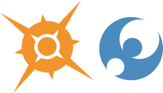Pokemon Sun And Moon Vectors By Mizutsuneh - Sun And Moon Pokemon Symbols (620x323)