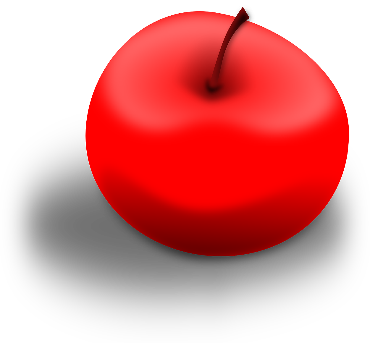 Apple Fruit Food Healthy Fresh Png Image - Red Apple (1280x1200)