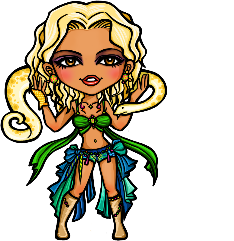 Britney Spear, Slave Version By - Britney Spears Chibi (960x960)